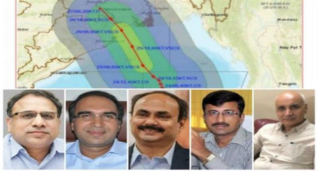 ୫ ଜଣ ବରିଷ୍ଠ ପ୍ରଶାସନିକ ଅଧିକାରୀଙ୍କୁ ବାତ୍ୟା ୟାସ ମୁକାବିଲା ପାଇଁ ପ୍ରଭାବିତ ଜିଲ୍ଲାରେ ଦାୟିତ୍ବ-