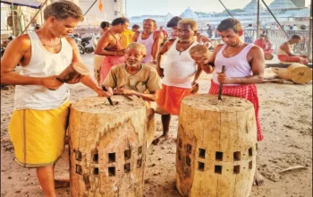 ମହାପ୍ରଭୁଙ୍କ ରଥର ୪୨ଟି ତୁମ୍ବର ବିନ୍ଧ ପରଖ ଶେଷ